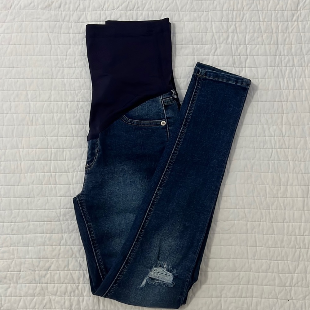 Pink Blush Maternity Jeans